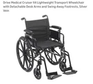 Drive Medical Wheelchair Cruiser X4 Great Price. Fixed Price $75.00.