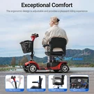 4 Wheels Mobility Scooter Power Foldingtravel Wheelchair Swivel Seats Us. Fixed Price $499.00.