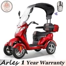 1000W Heavy Duty Wheels Mobility Scooter W/ Roof 40 Miles 15 Mph For Seniors. Fixed Price $3698.00.
